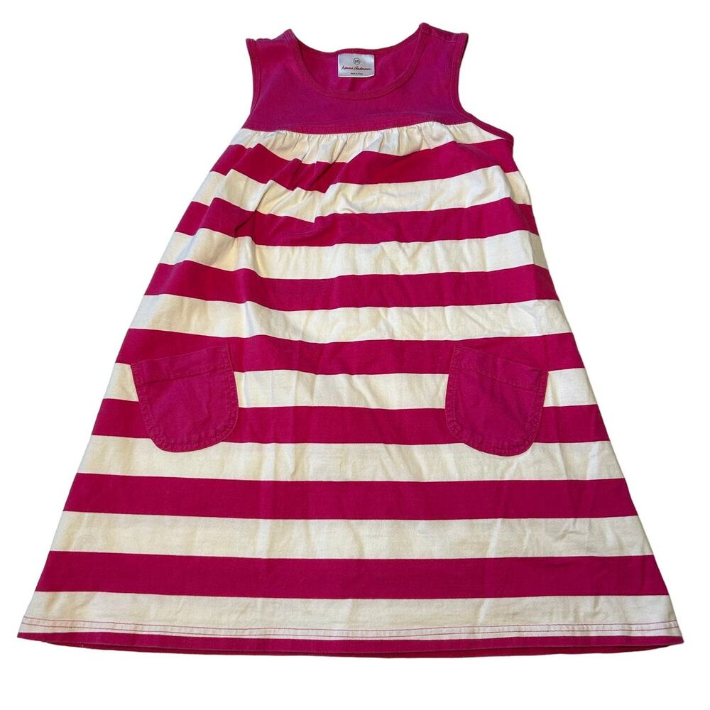 Hanna Andersson 100% Cotton Striped Dress 120
